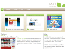 Tablet Screenshot of mjbinitiatives.com